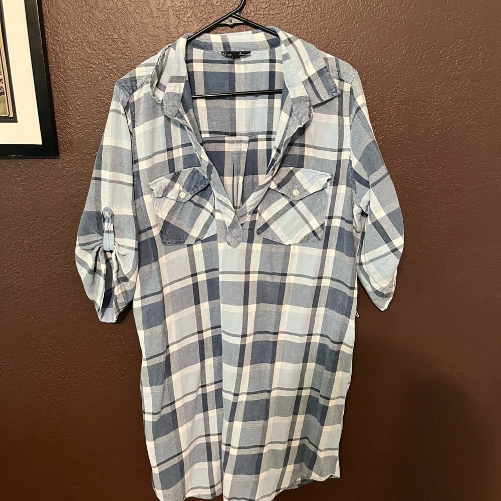 Denim T-shirt dress